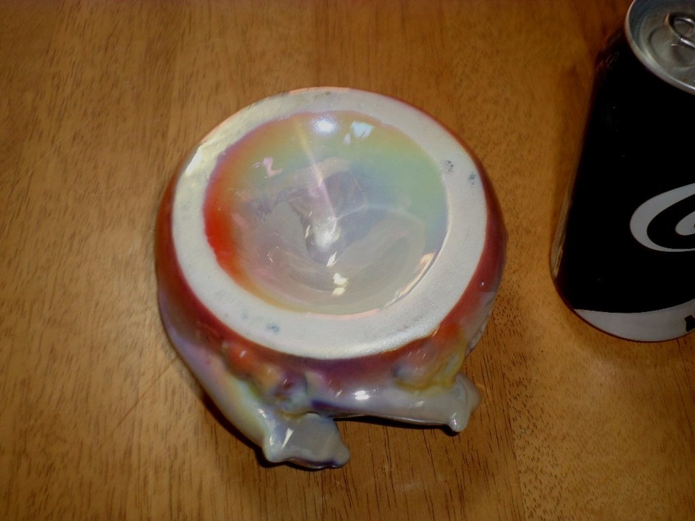 DOLPHINS, (3-D) Ceramic Ashtray, Vintage