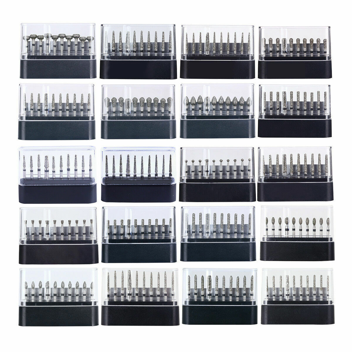 AZDENT Dental Super Coarse Diamond Burs Drills FG For High Speed Handpiece