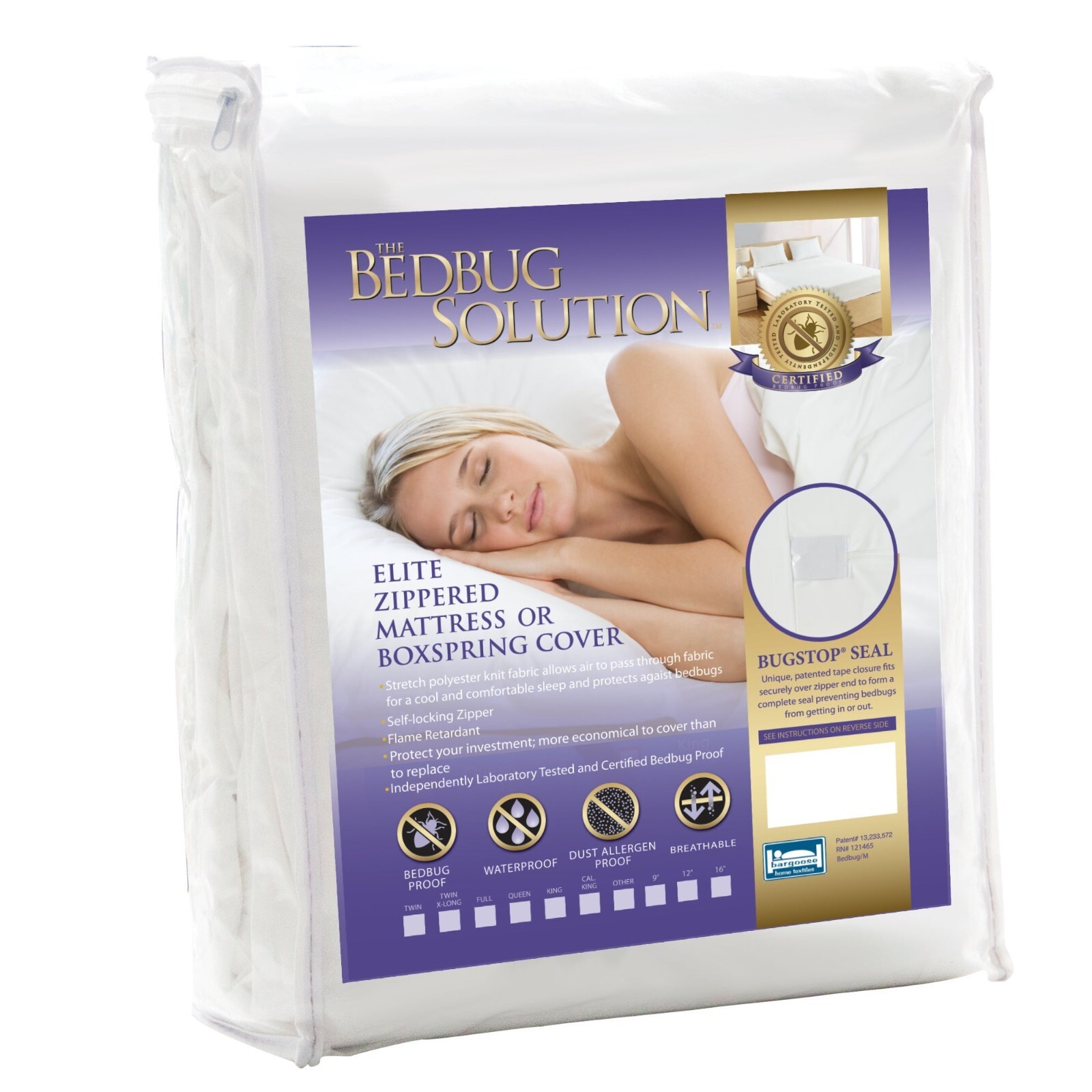 BedBug Solution™ Elite Zippered Mattress Protector