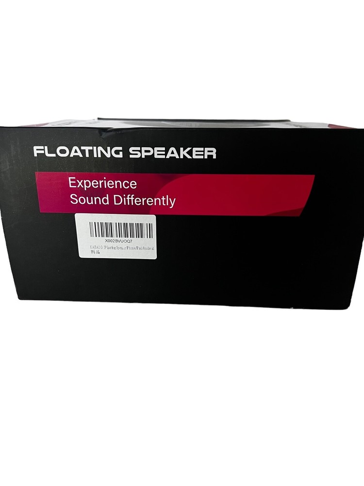 BLUETOOTH SPEAKER FLOATING EXPERIENCE SOUND DIFFERENTLY