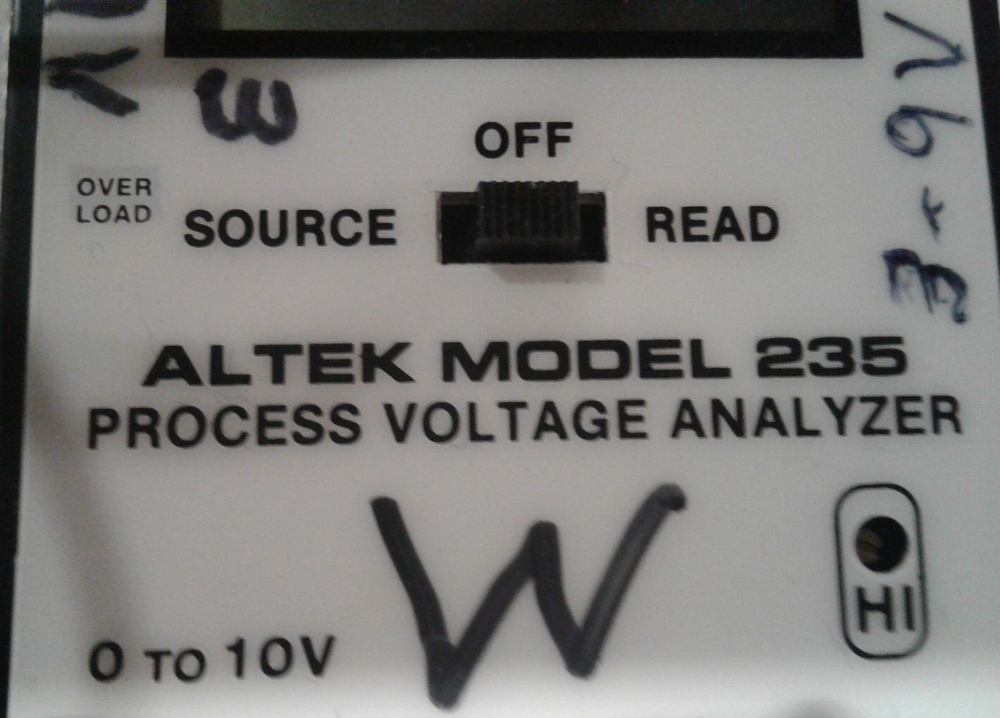 Altek 235 Process Voltage Analyzer