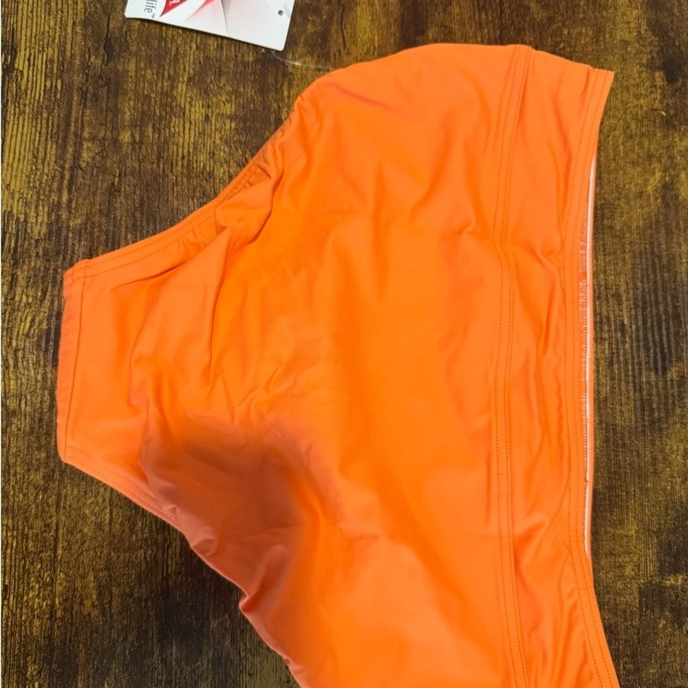 Lands' End Vibrant Orange Bikini Bottom