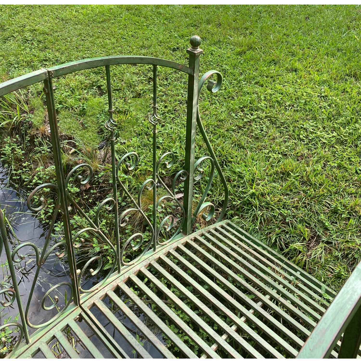 5 ft Steel Garden Bridge