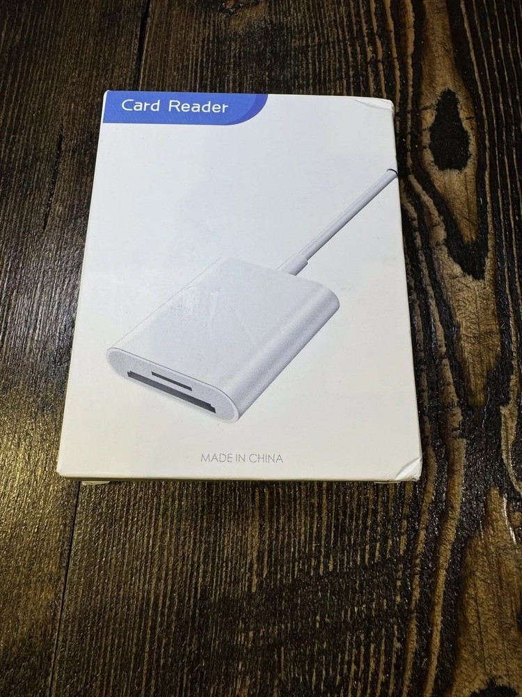 TF SD Dual Card Adapter Camera Reader for iPad iPhone Camera Micro SD