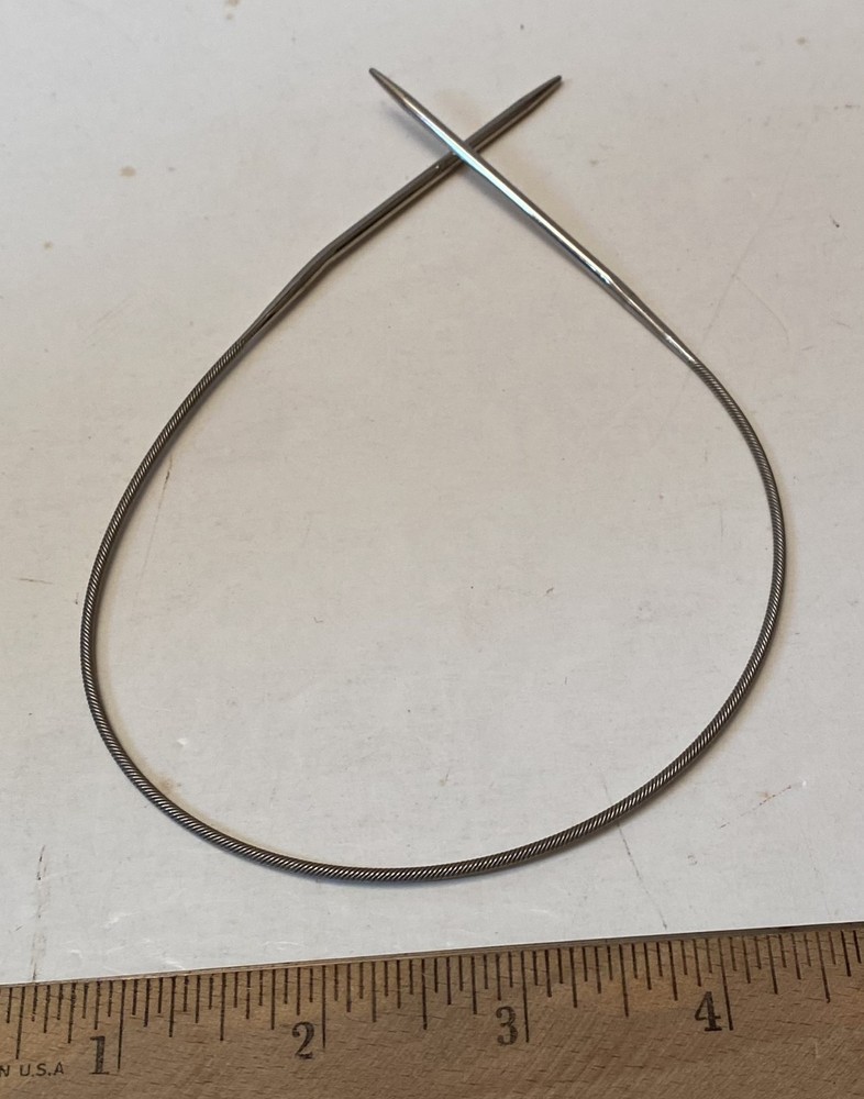 NOS - Boye Circular Knitting Needle Pin - Size 2 - 16 Inch