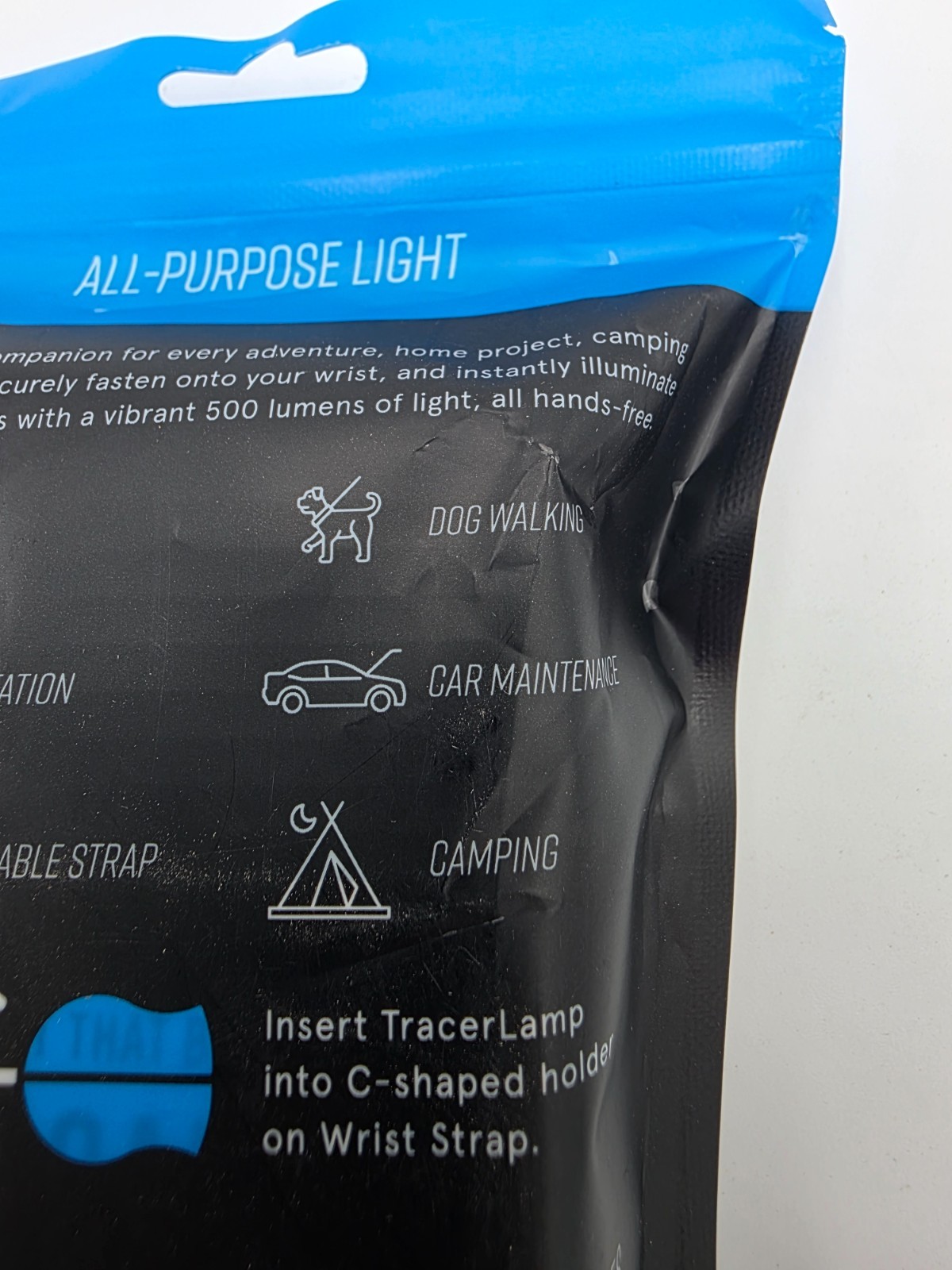 Noxgear Wrist Lamp Light 500 Lumens Hands Free Light