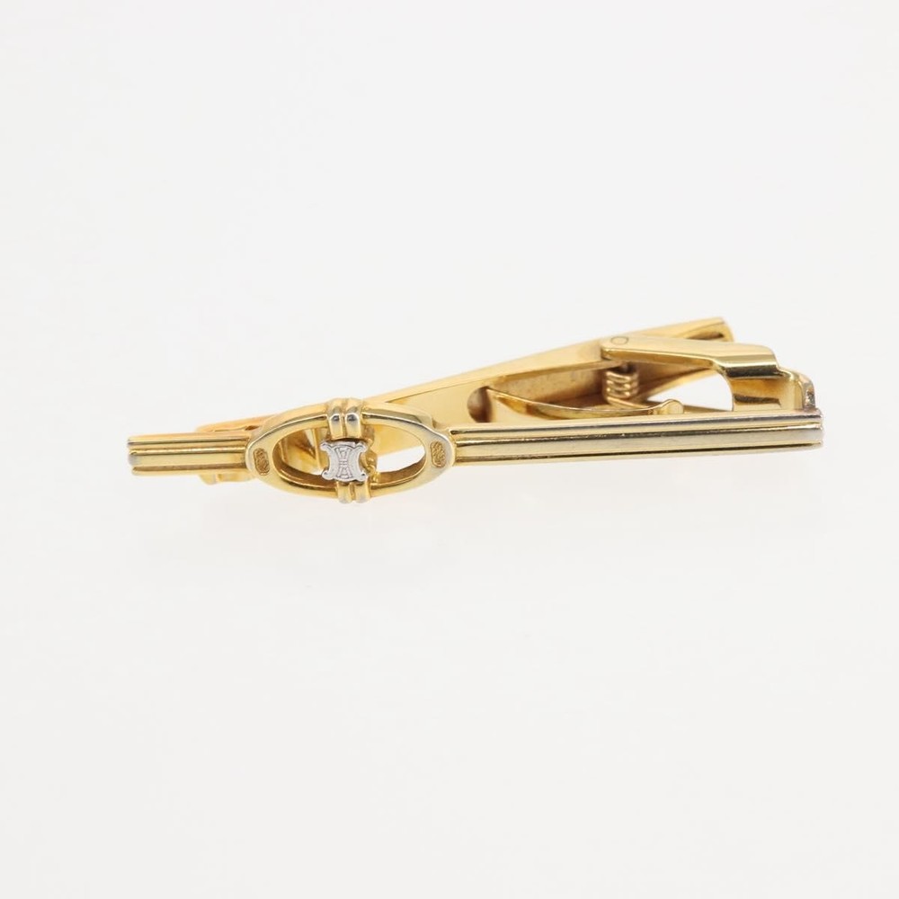 CELINE Accessory Case metal 2 Set Gold Auth 143383