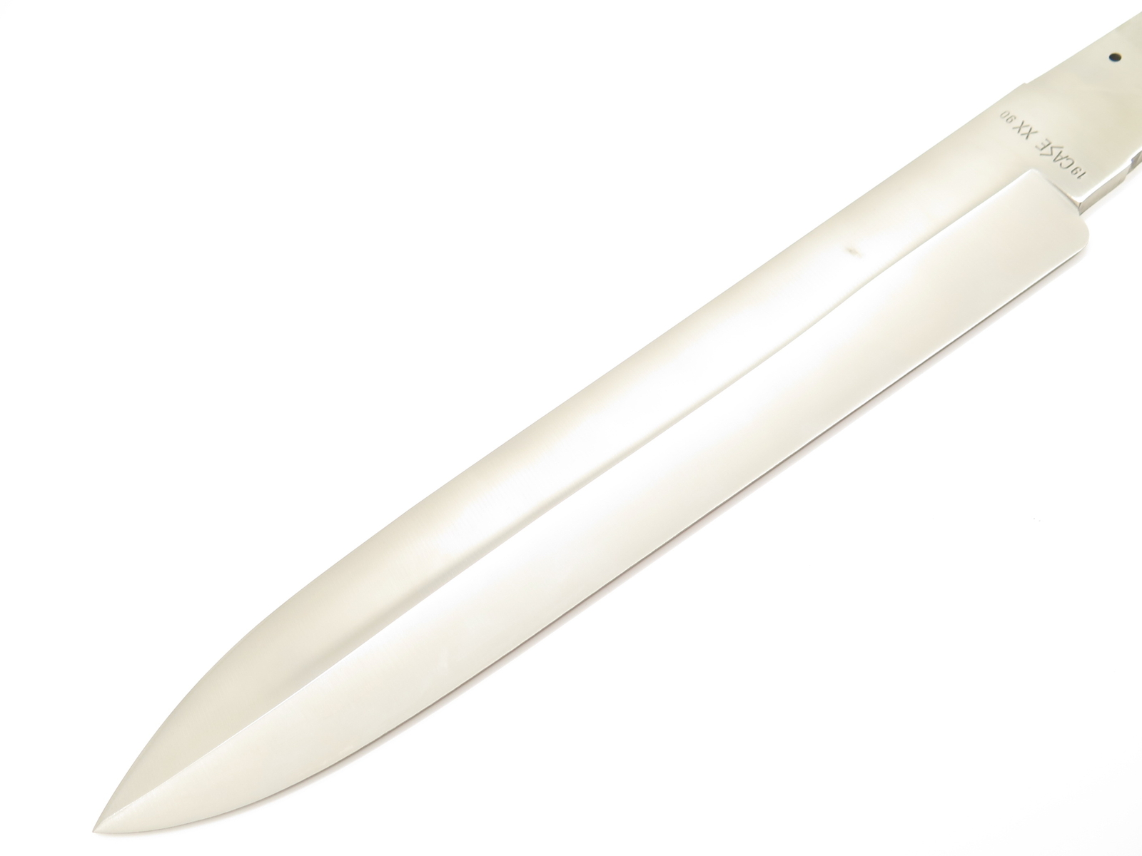 Vtg 1990 Case XX Rio Grand Bowie 10" Fixed Knife Blade Blank & Guard