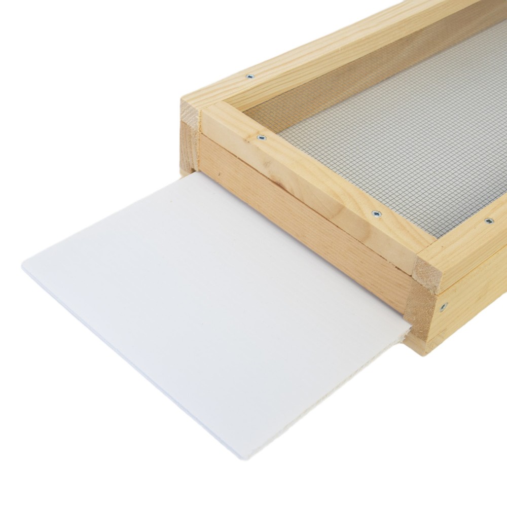 Beekeeping Debris Board Insert for 5-Frame Bee Hive Screen Base, Amish Made