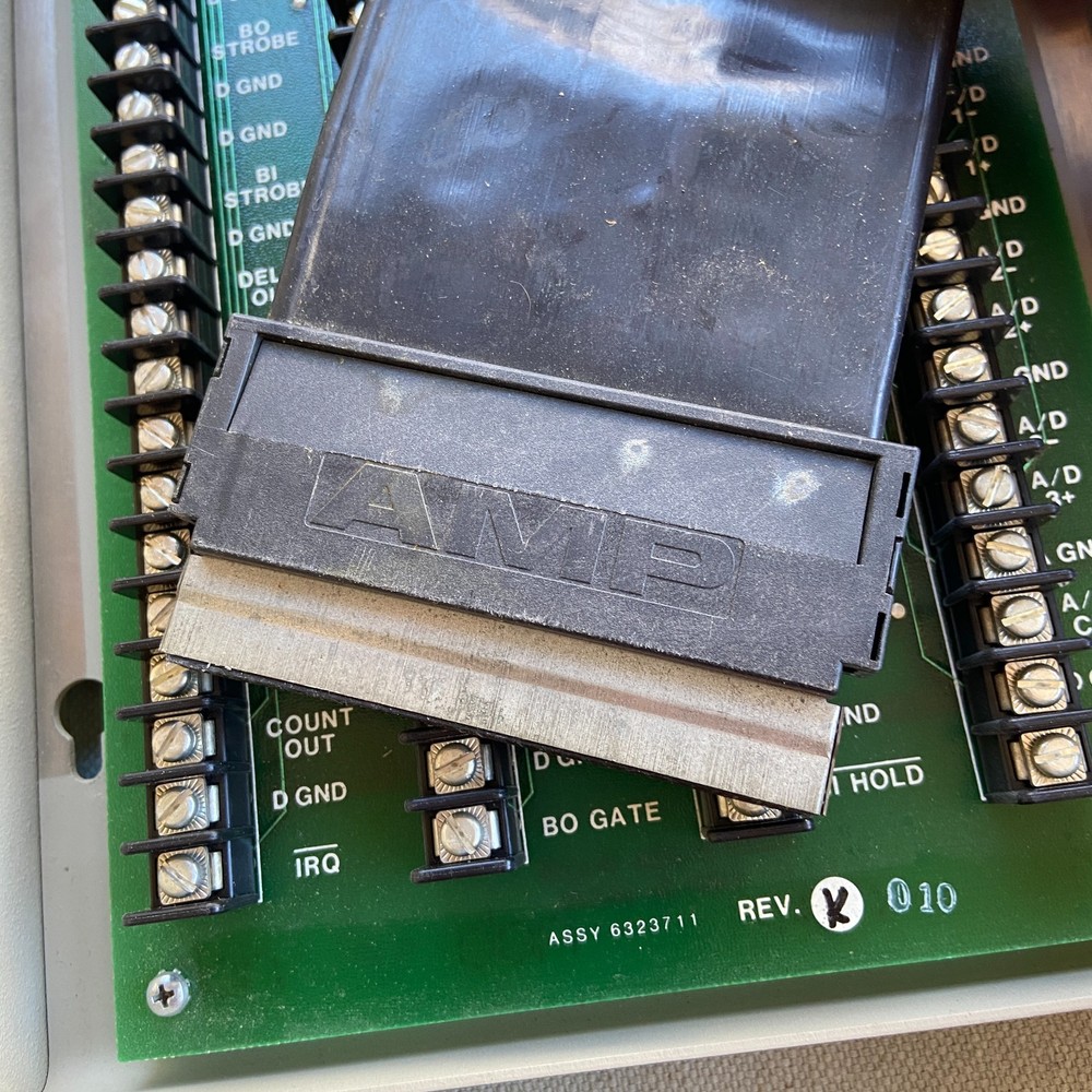 Vintage IBM Breakout Panel ISA PC Data Acquisition Control Adapter DACA 60 Pin