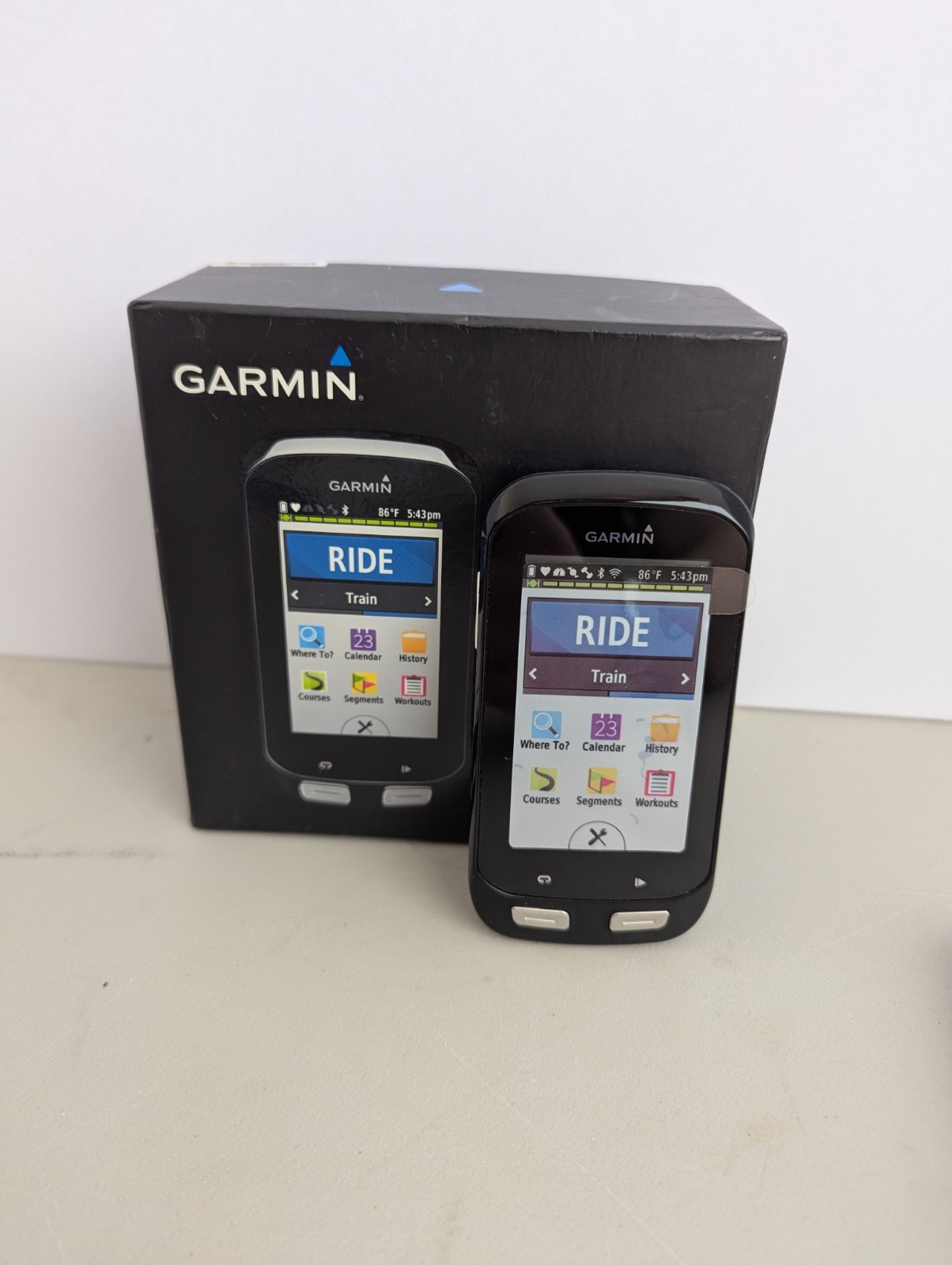 Garmin Edge 1000 Bike Computer With Box (Tested)