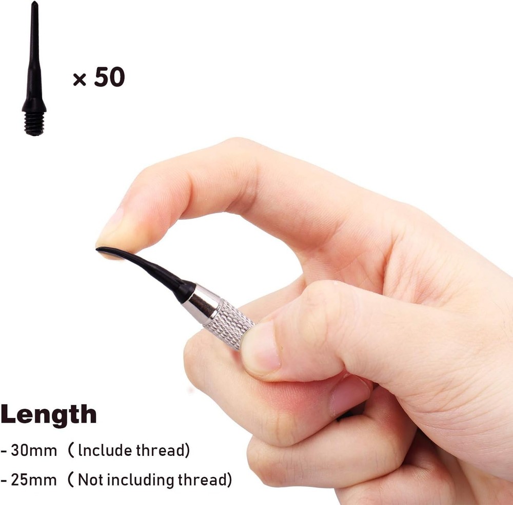 Professional Soft Tip Darts - 9 Pcs Set with Tool Kit & Case