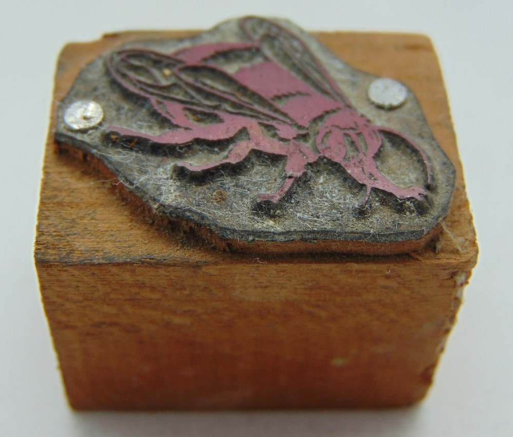 Printing Letterpress Printers Block Termite Bug