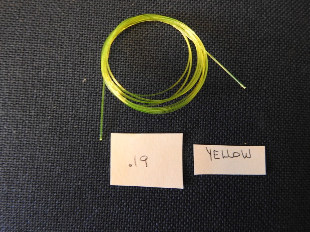 FIBER OPTICS, .019 , YELLOW