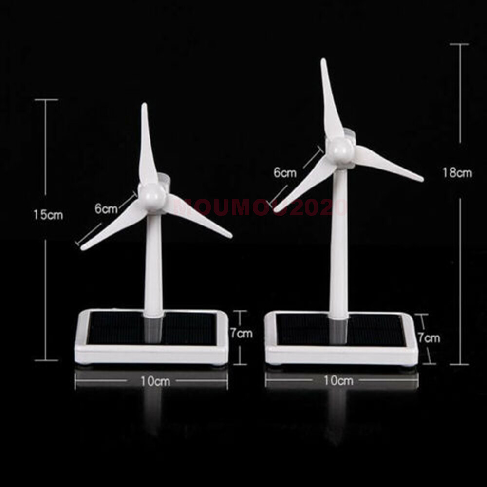 Mini Wind Turbine Generator Model Solar Wind Power Windmill Educational DIY Mode