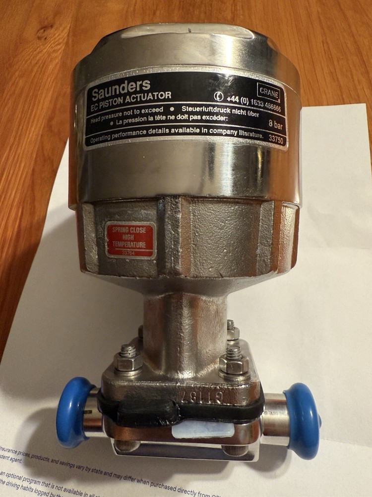 Saunders EC Piston actuator 33750