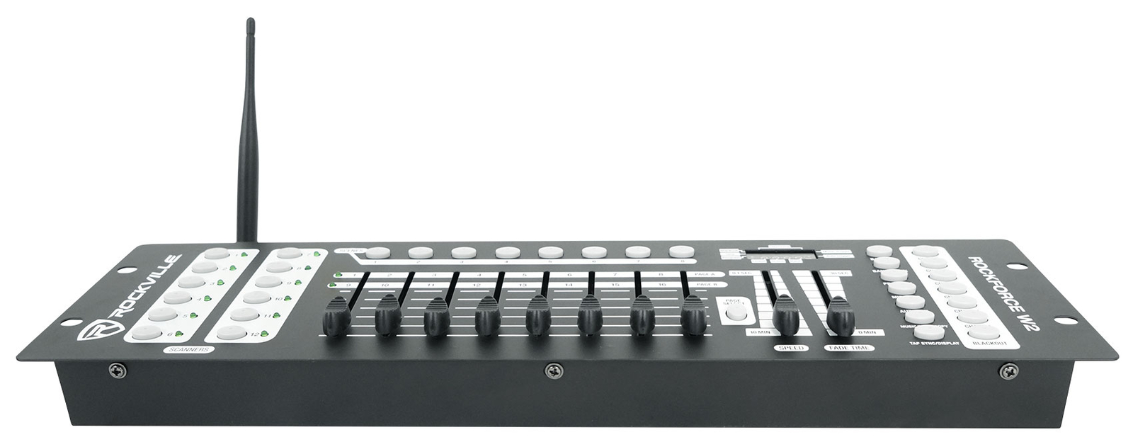 Rockville ROCKFORCE W2 192 Channel Wireless 2.4Ghz DMX Lighting Controller