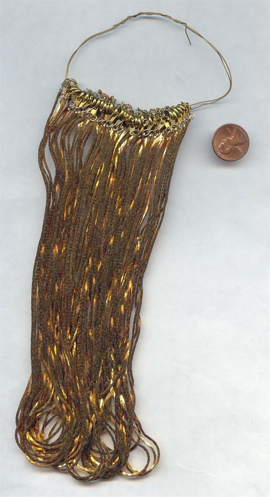 36 PIECES VINTAGE SOLID BRASS 1mm. WIDE COBRA CHAIN 16" NECKLACES CH110