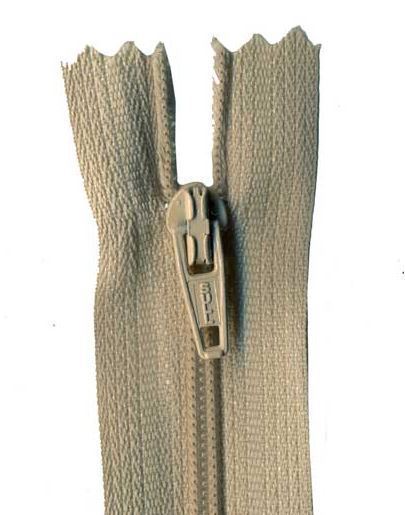 55cm Light Beige Dress Zip