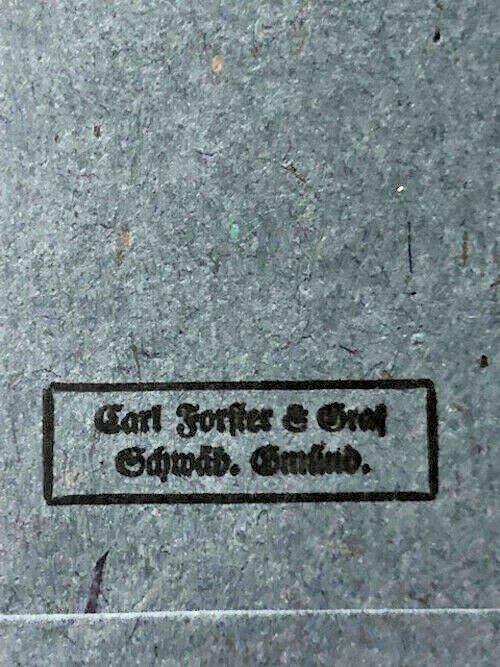 MEDAL WW2 GERMAN IRON CROSS 2ND CLASS 1939 PACKET - CARL FORSTER & GRAF ORIGINAL
