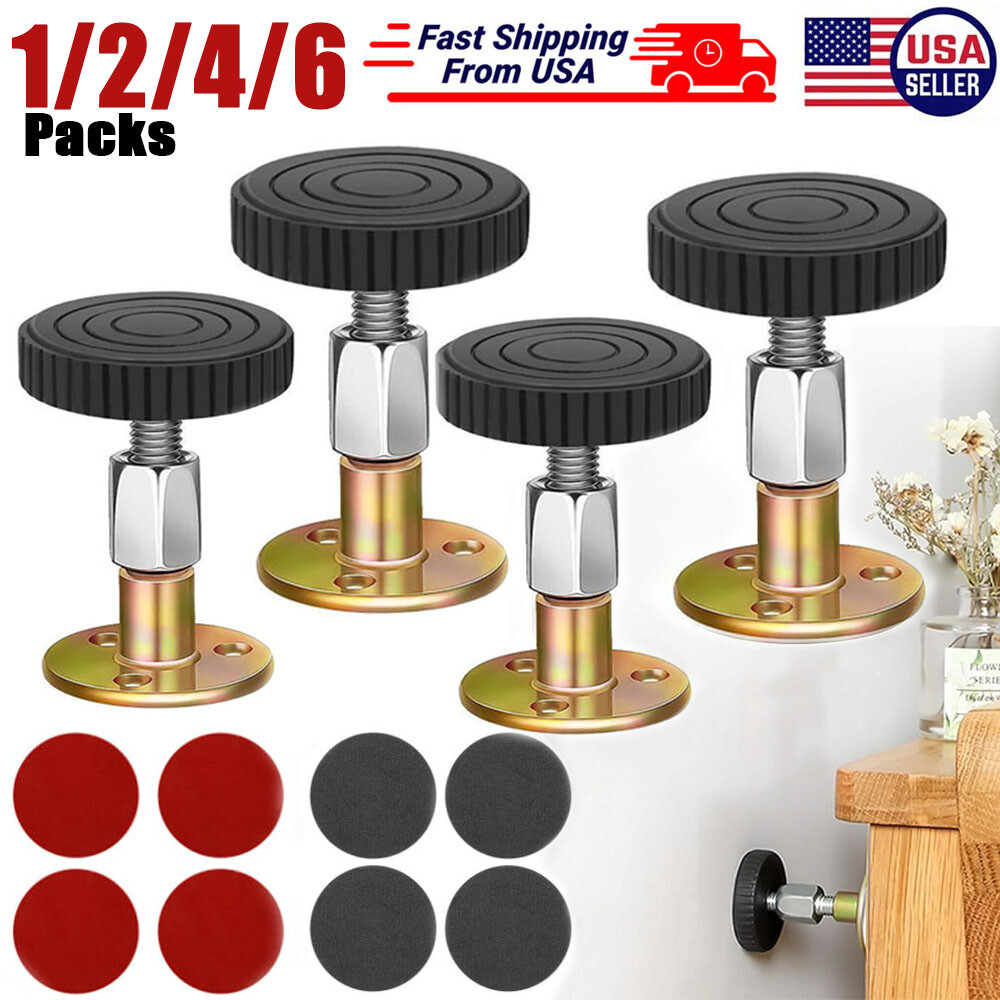 Adjustable Threaded Bed Frame Anti-Shake Stabilizer Tool Headboard Stoppers 1-6X