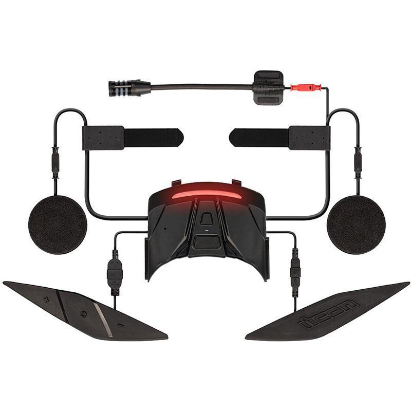 Icon HelmLink Bluetooth Communication System In-Helmet for Domain Helmets
