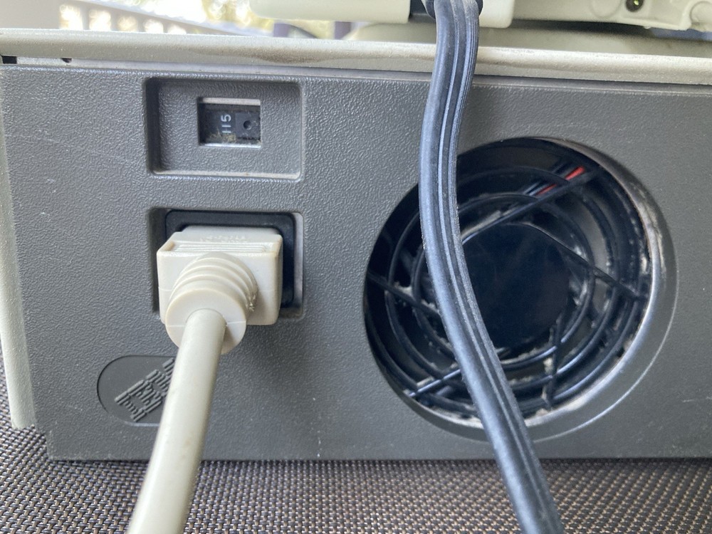 Vintage IBM PS/2 55 SX Computer Powers On