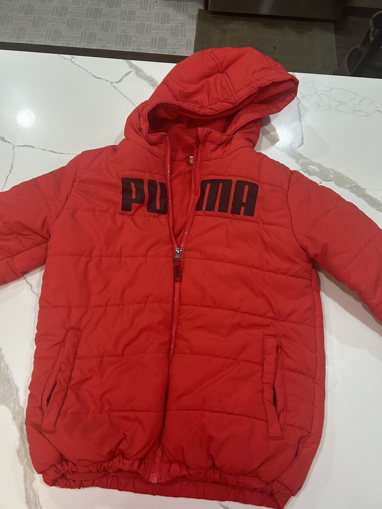 Kid Puma Winter Jacket Red Size 14-16