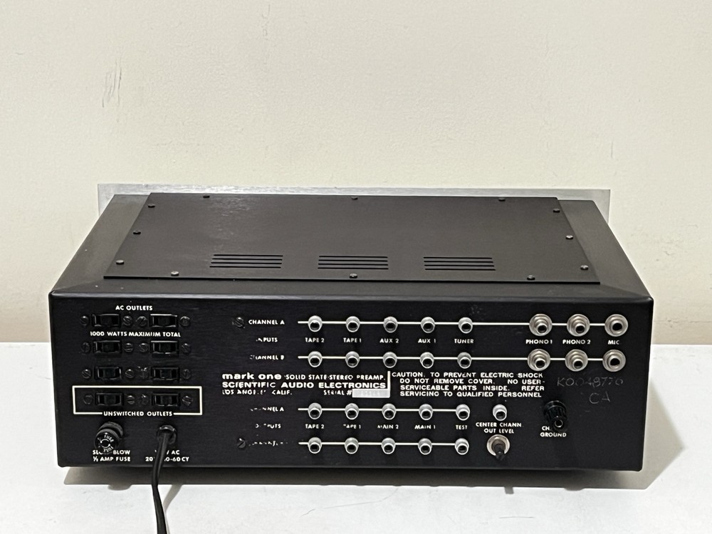 SAE Mark 1 One Preamplifier