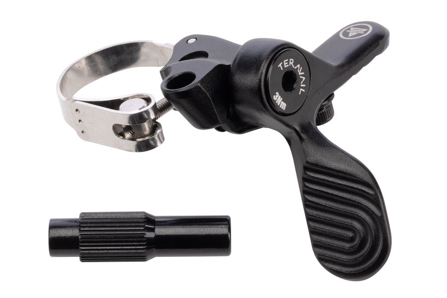 Teravail Drop Bar Remote - Dual-Action, Black