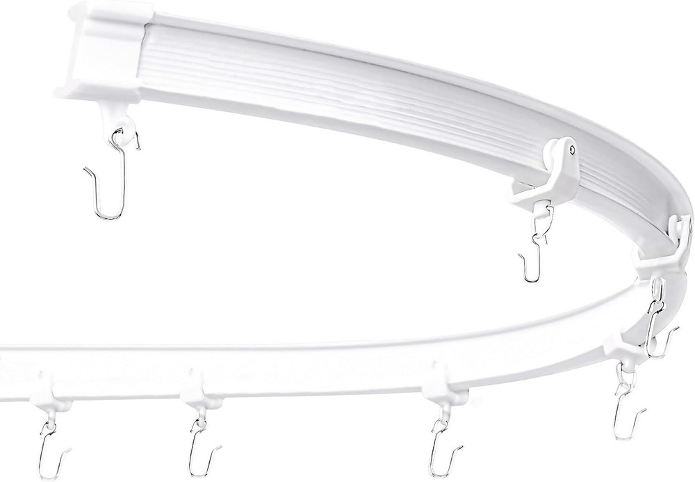 Customizable 1M Bendable Ceiling Curtain Track for Elegant Spaces - Easy Install
