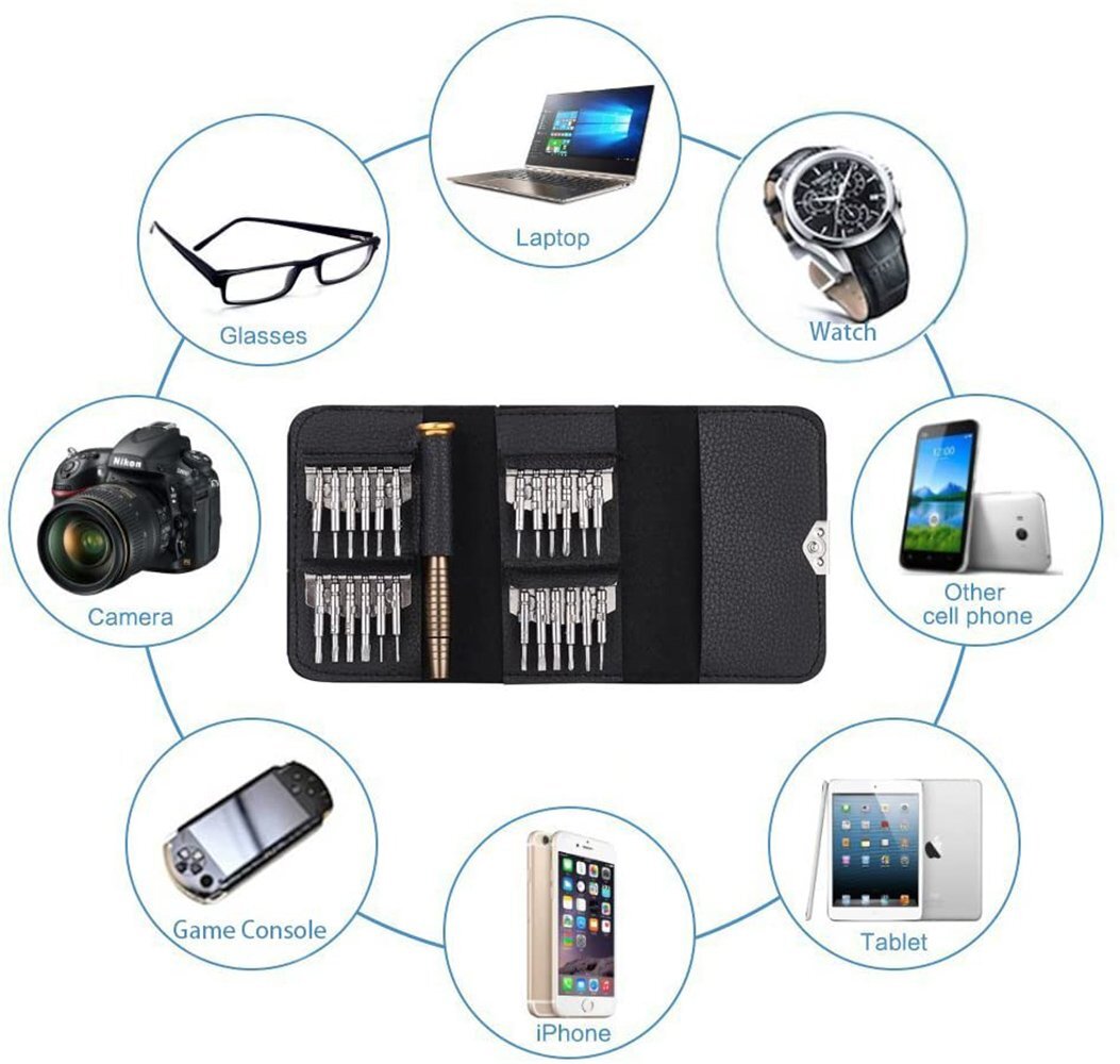 for Macbook Air, Macbook Pro Repair Tool Kit 1.2mm Pentalobe Screwdriver 25X/Set