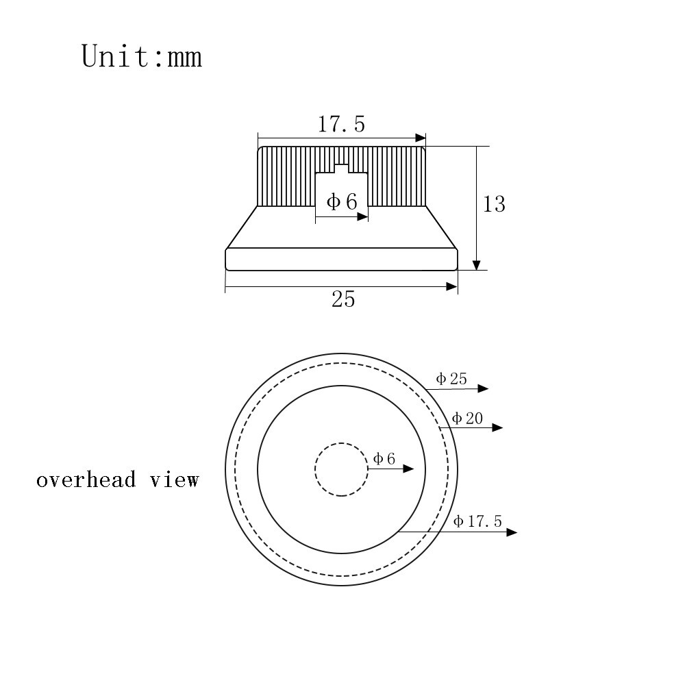 4Pcs Metal Hat Top Flat Top Bass Knobs Guitar Knobs Push-in Control Knobs Silver