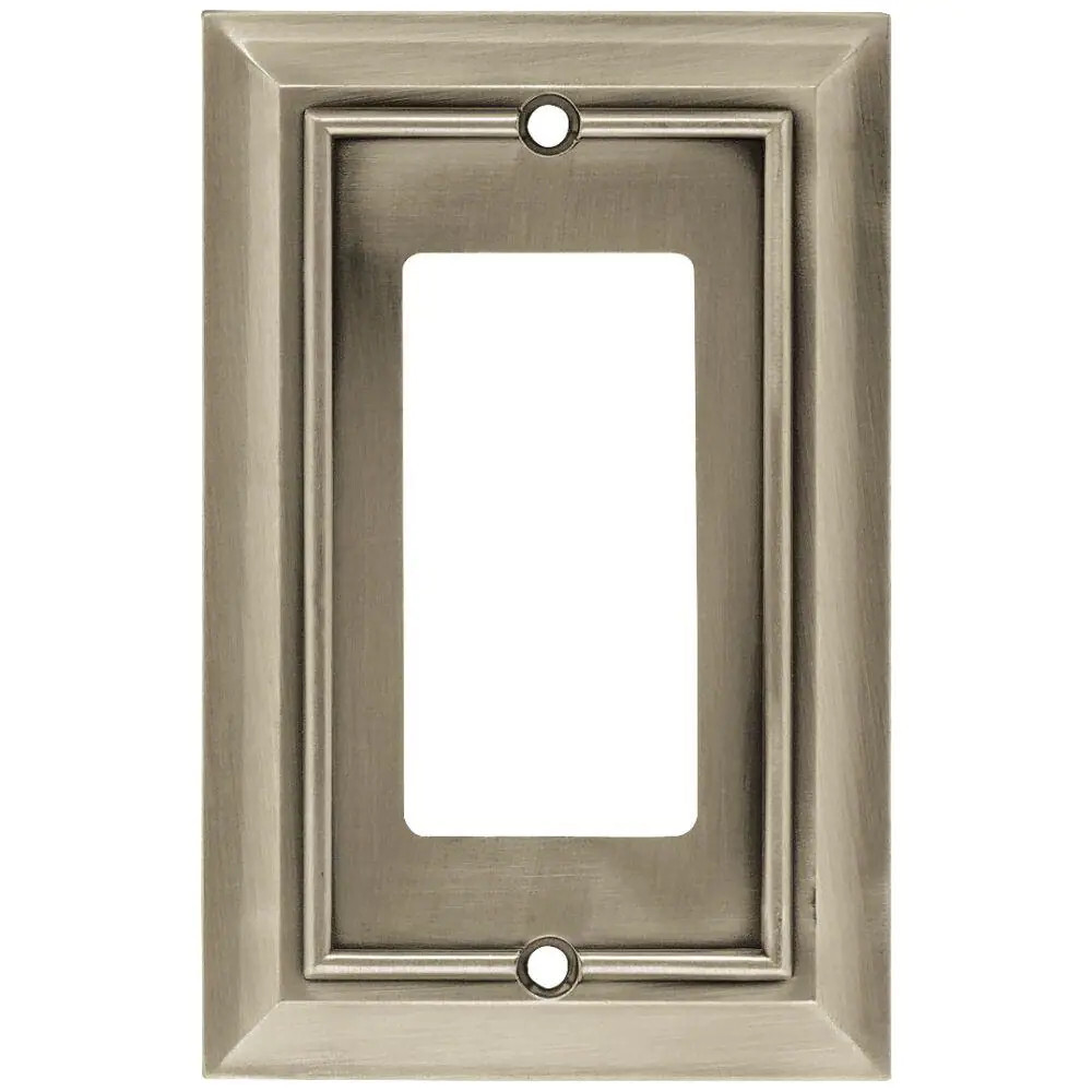 (5 Pack) Architectural  Hampton Bay Single Decorator Satin Nickel