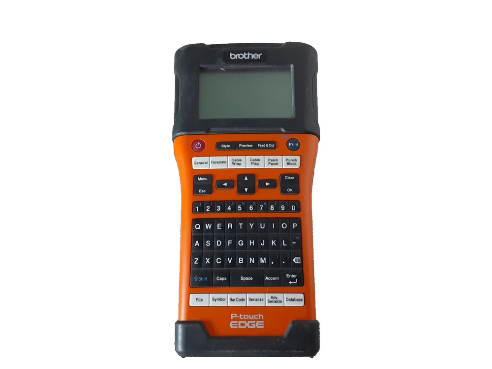 Brother P-Touch Edge PT-E500 Industrial Thermal Transfer Label Maker - UNTESTED
