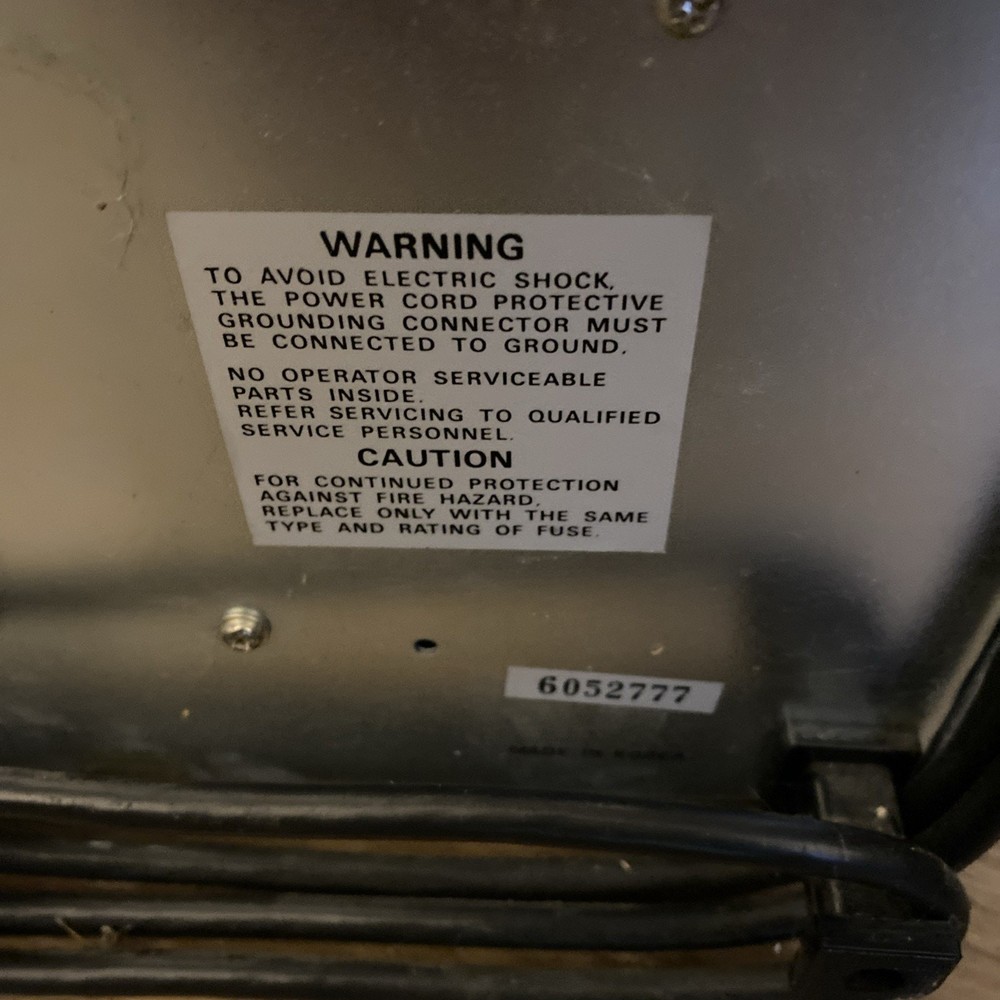 Speco Fs-4820 Oscilloscope Assembly Untested Powers On , For Parts