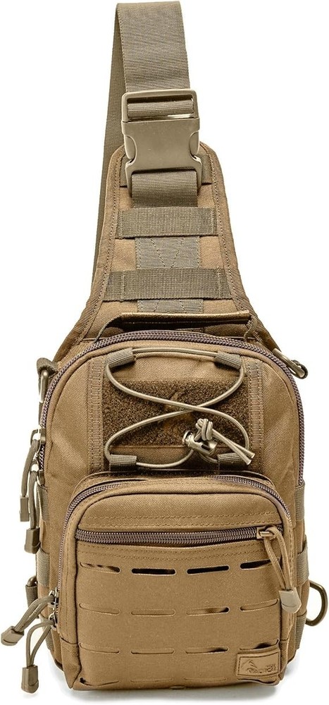Compact EDC Sling Bag - Concealed Carry Shoulder Bag for Range,...
