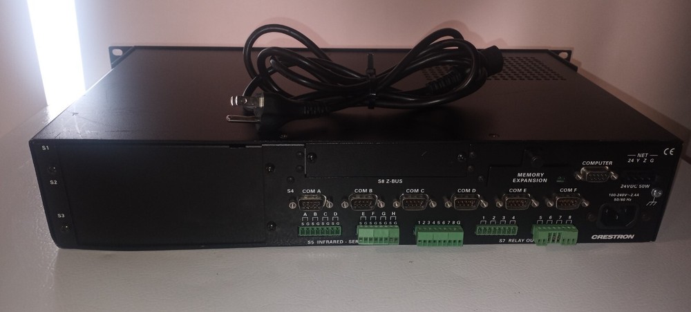 RACK MOUNT CRESTRON AV2 AUDIO CONTROL PROCESSOR, USA; FOR HOME OR OFFICE, GREAT!