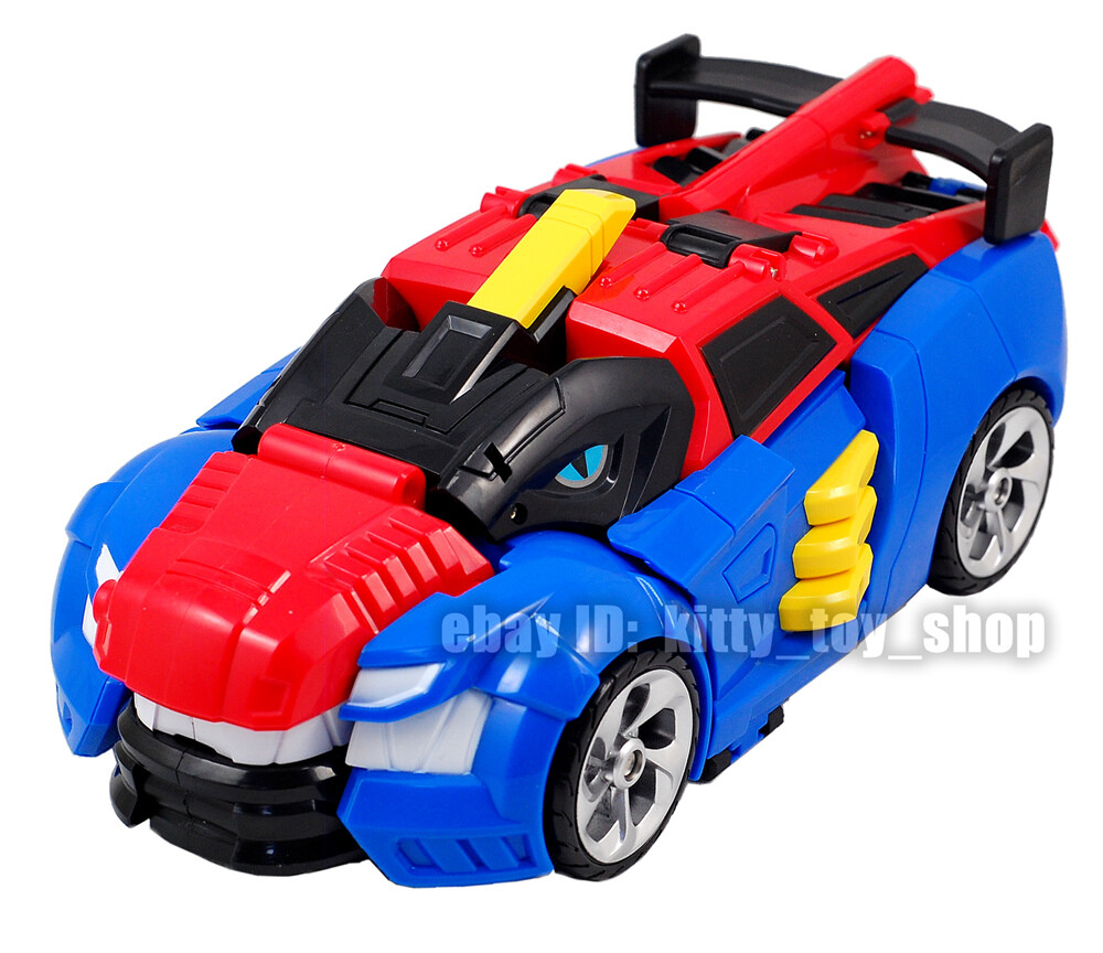 Kids Toy MiniForce Super Dino Power TYRANNO THUNDER Robot Car Bot Model Figure