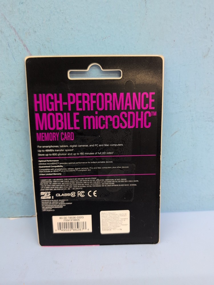 Infinitive Micro SDHC Memory Card 32GB 1.0 EA