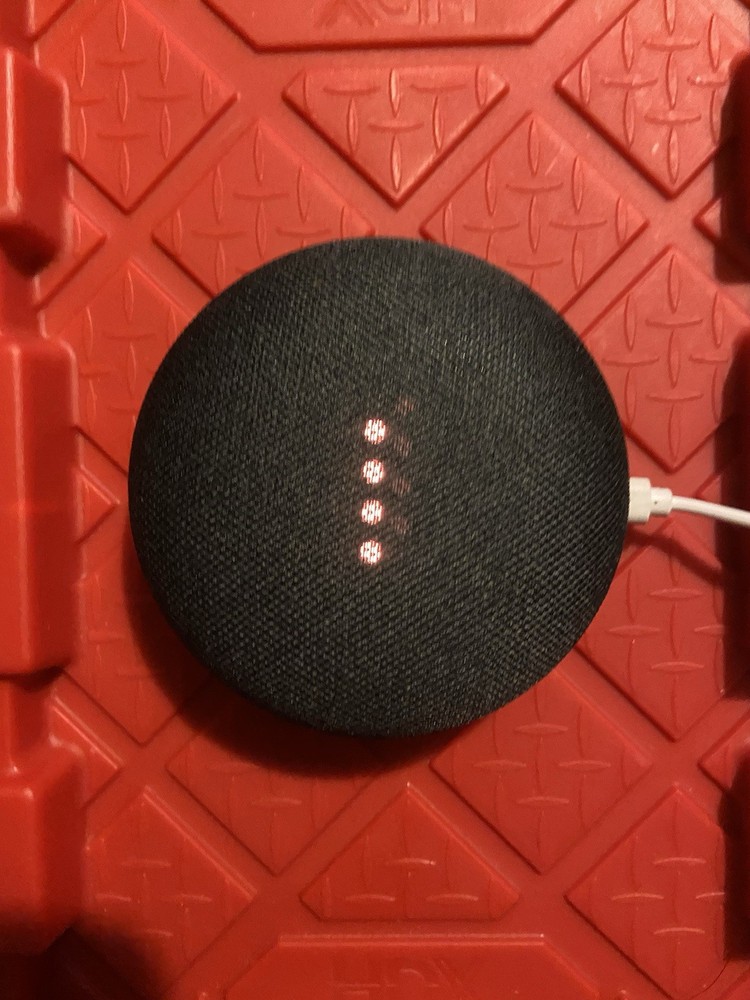 Google Home Mini Smart Speaker Black Wi-Fi Google Assistant Compatible