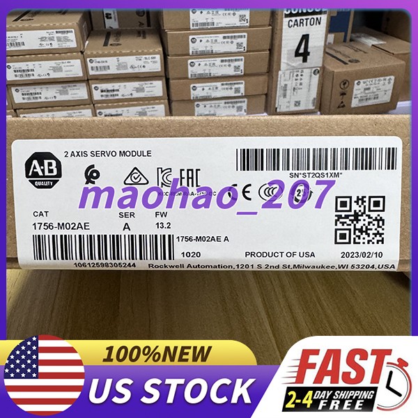 New Allen Bradley 1756-M02AE ControlLogix 2-Axis Encoder Fast Ship