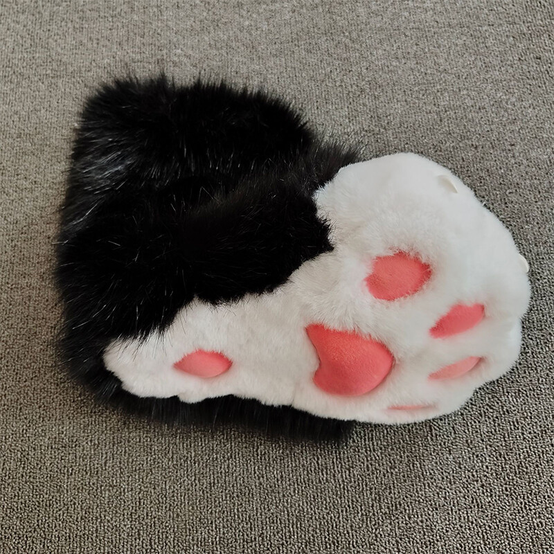 Plush Costume Furry Animal Paw Shoes Cosplay Cat Paw Shoes Fursuit Foot Socks