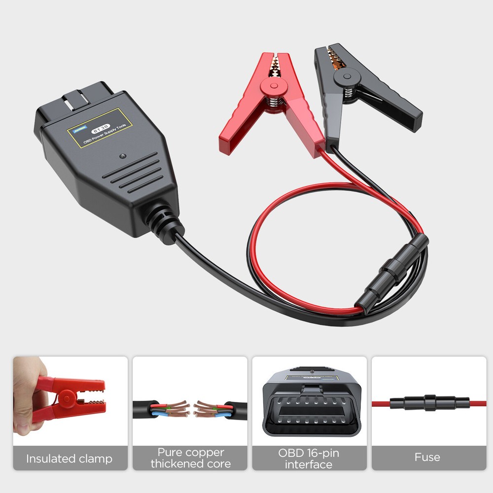 Car Memory Data Saver OBD Emergency Power Supply Battery Replacement Cable Tool