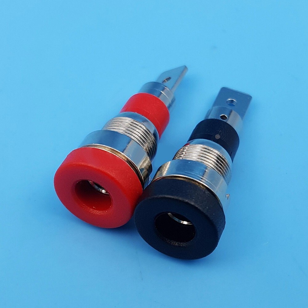 Brass Banana Plug Panel Mount Binding Connector 10Pcs Chassis 30-60VDC Audio