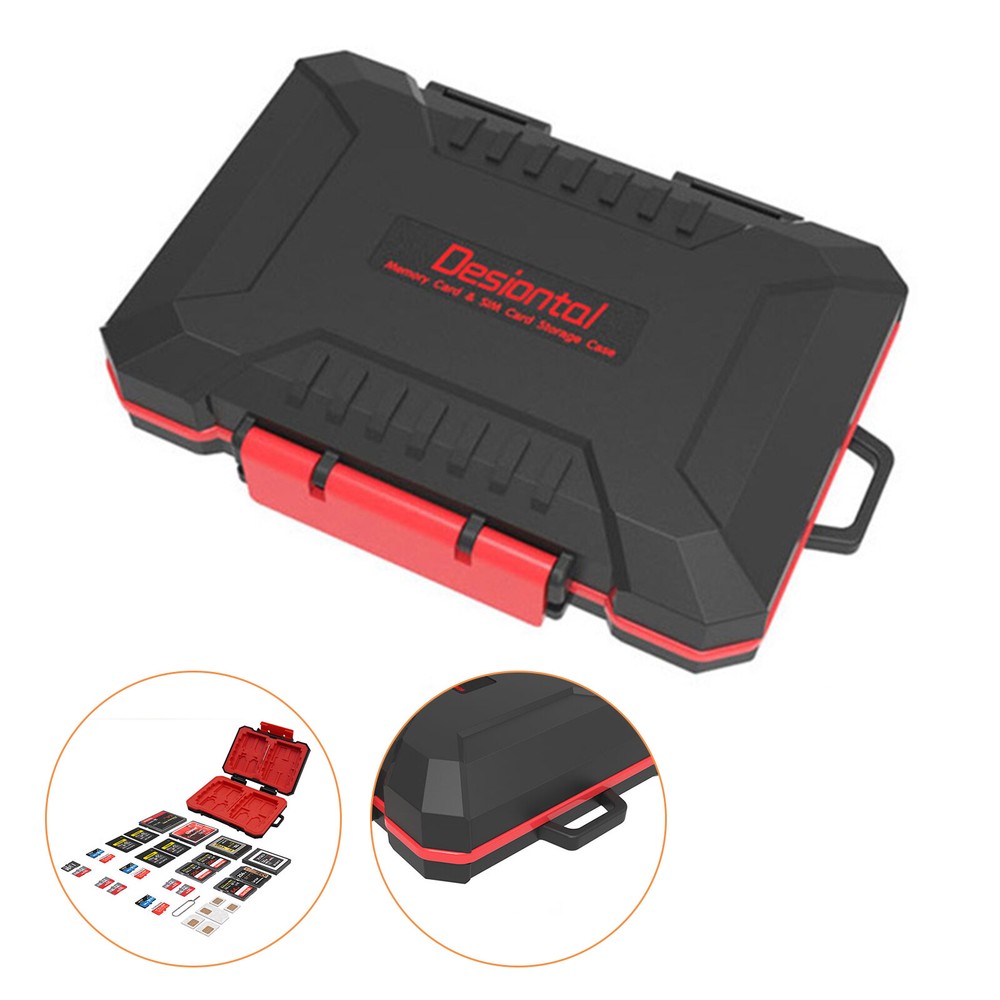 Camera Memory Card Box SD Card Protection Box Waterproof Storage Box US