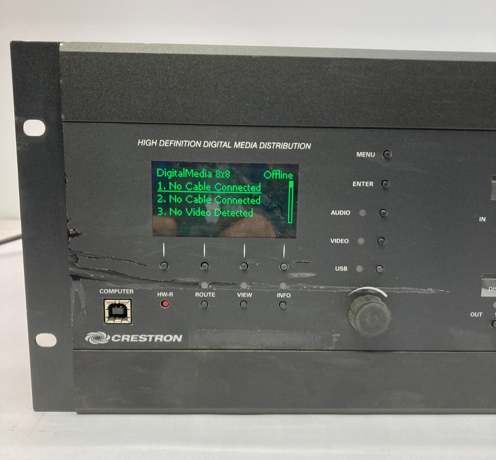 Crestron 8x8 HD DigitalMedia Distribution Matrix Switcher, DM-MD8x8