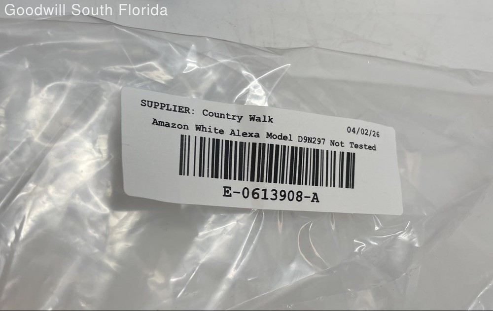 Amazon Echo Dot Model D9N297 3rd Generation White Alexa Smart Speaker Not Tested