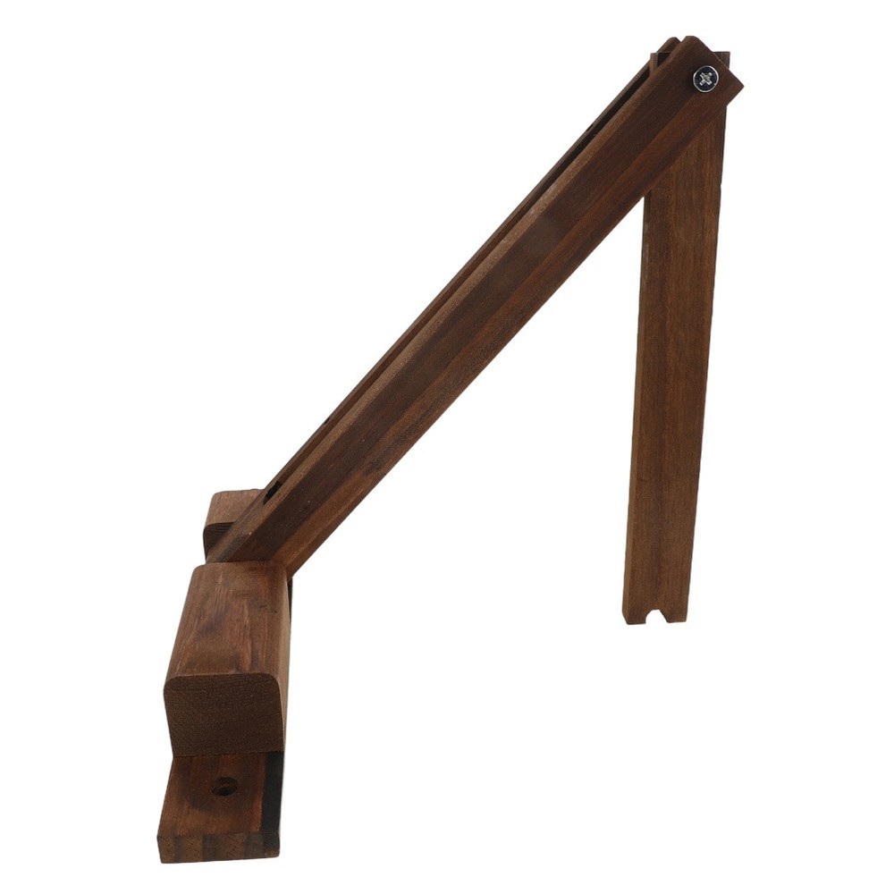 Pendant Light Bracket Wall Mount: Folding Wooden Bracket for Sconce Plug in