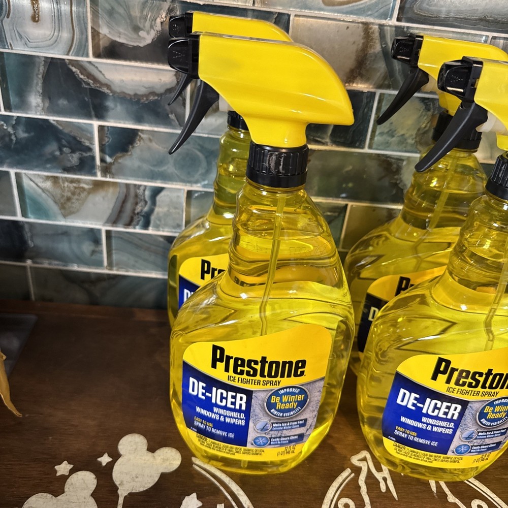 6 Prestone Trigger Spray Windshield De-Icer - 32 fl. oz. ea.